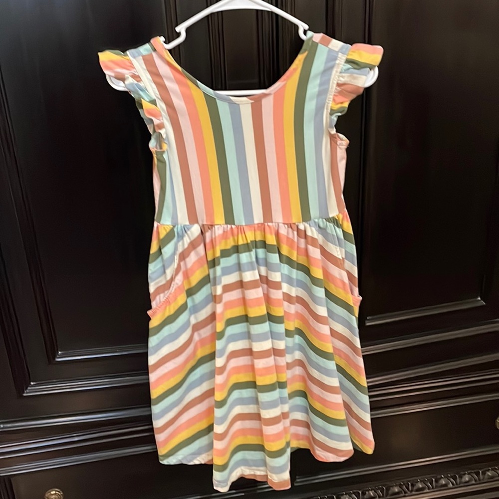 Hanna Anderson dress size 10 stripes